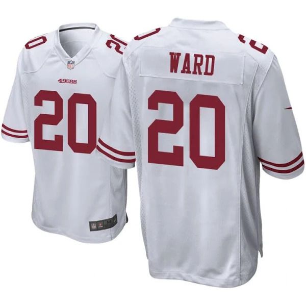 Men San Francisco 49ers #20 Jimmie Ward Nike White Game Player NFL Jersey->san francisco 49ers->NFL Jersey